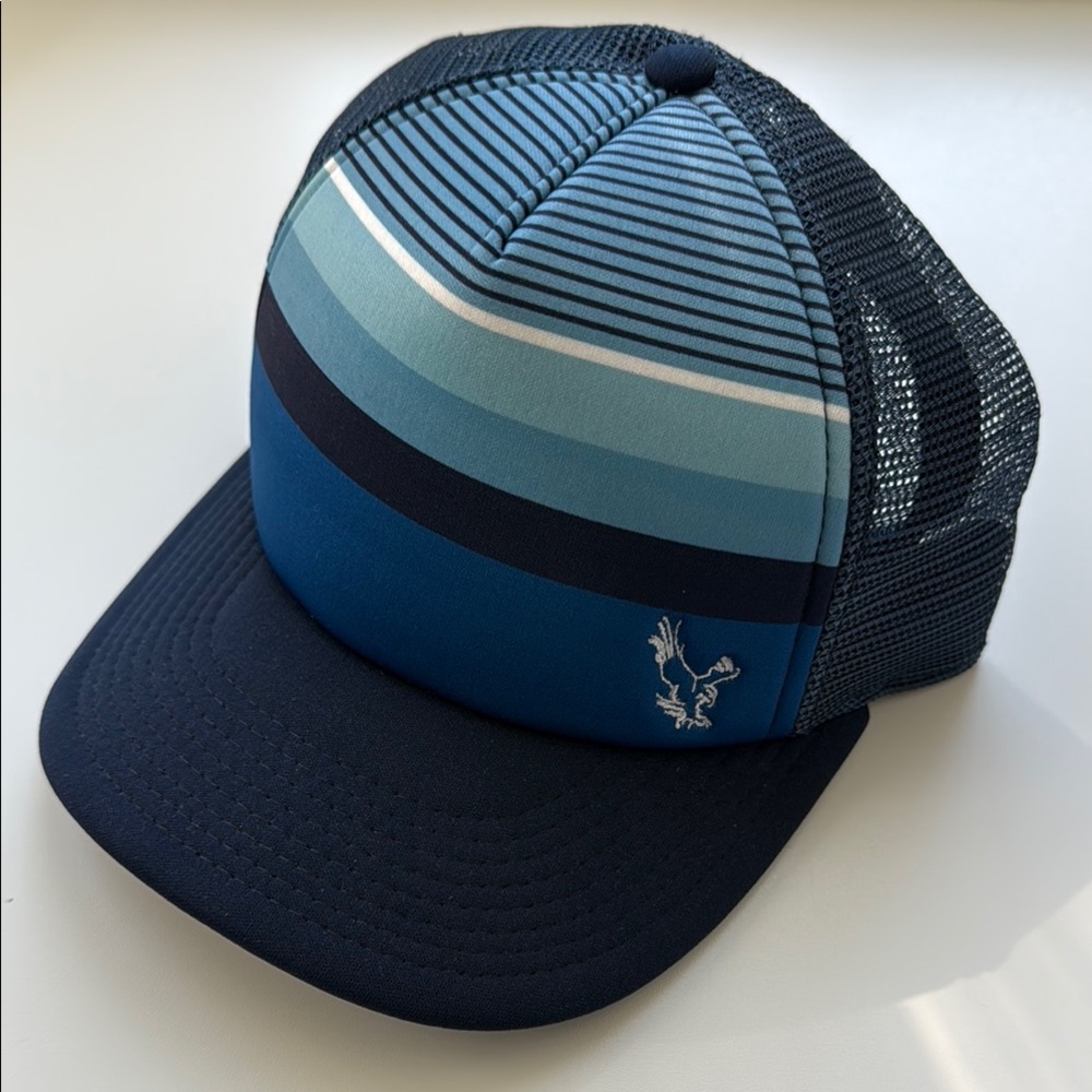 Blue Striped Trucker Hat from Eagle Mountain Golf Course